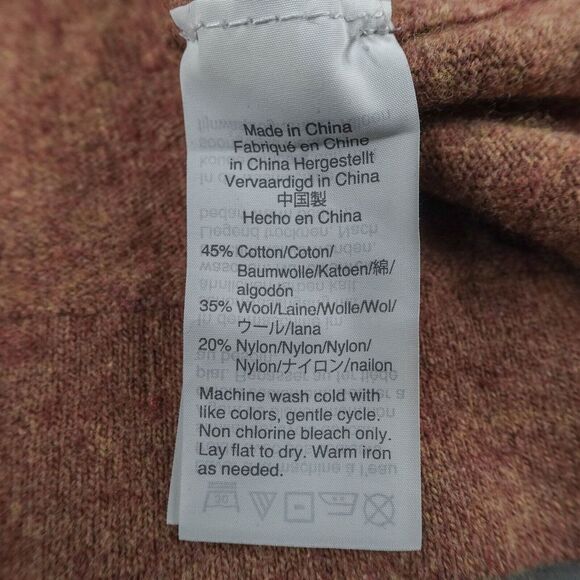 J Crew Womens Teddie Sweater Small Brown Slub Minimalist Cozy Y2K Retro Preppy - Picture 7 of 10